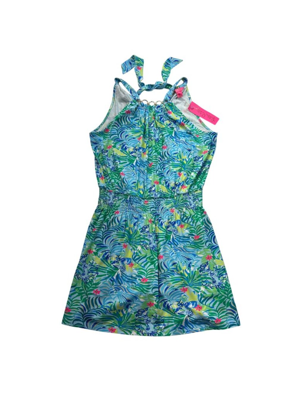 Lilly Pulitzer Shirelle Skirted Romper Multi Via Parigi NWT Size M Tropical